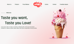 UI Design – Ice Cream Journey Home (Figma/PDF)