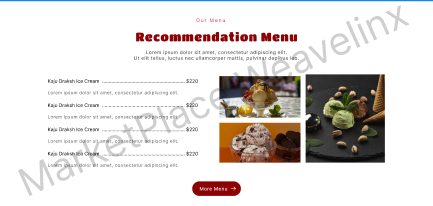 UI Design – Ice Cream Cafe Restaurant Home - Image 7