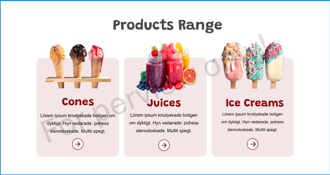 UI Design – Ice Cream Home Page (Figma/PDF) - Image 3