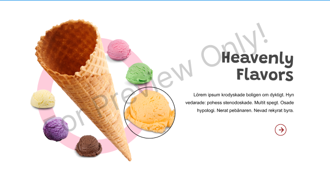 UI Design – Ice Cream Home Page (Figma/PDF) - Image 4