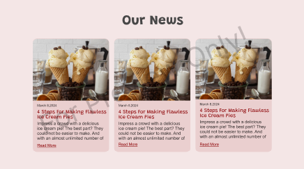 UI Design – Ice Cream Home Page (Figma/PDF) - Image 6