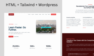 edtech website preview