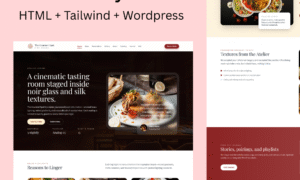 Restaurant Website – CMS Blog + Booking