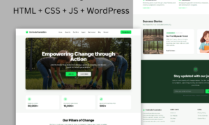 NGO WordPress Website – Static + Blog