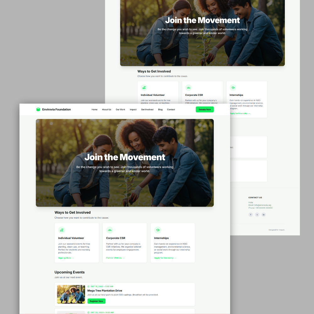 NGO WordPress Website – Static + Blog - Image 3