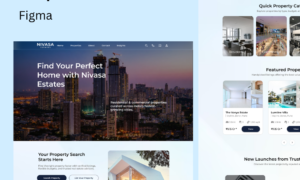 Property Portal UI Kit – Figma Screens