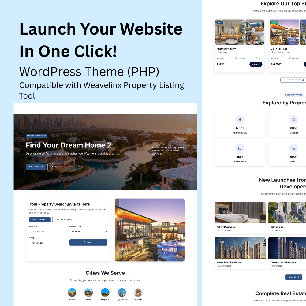 Nivasa Estates - Real Estate WordPress Theme