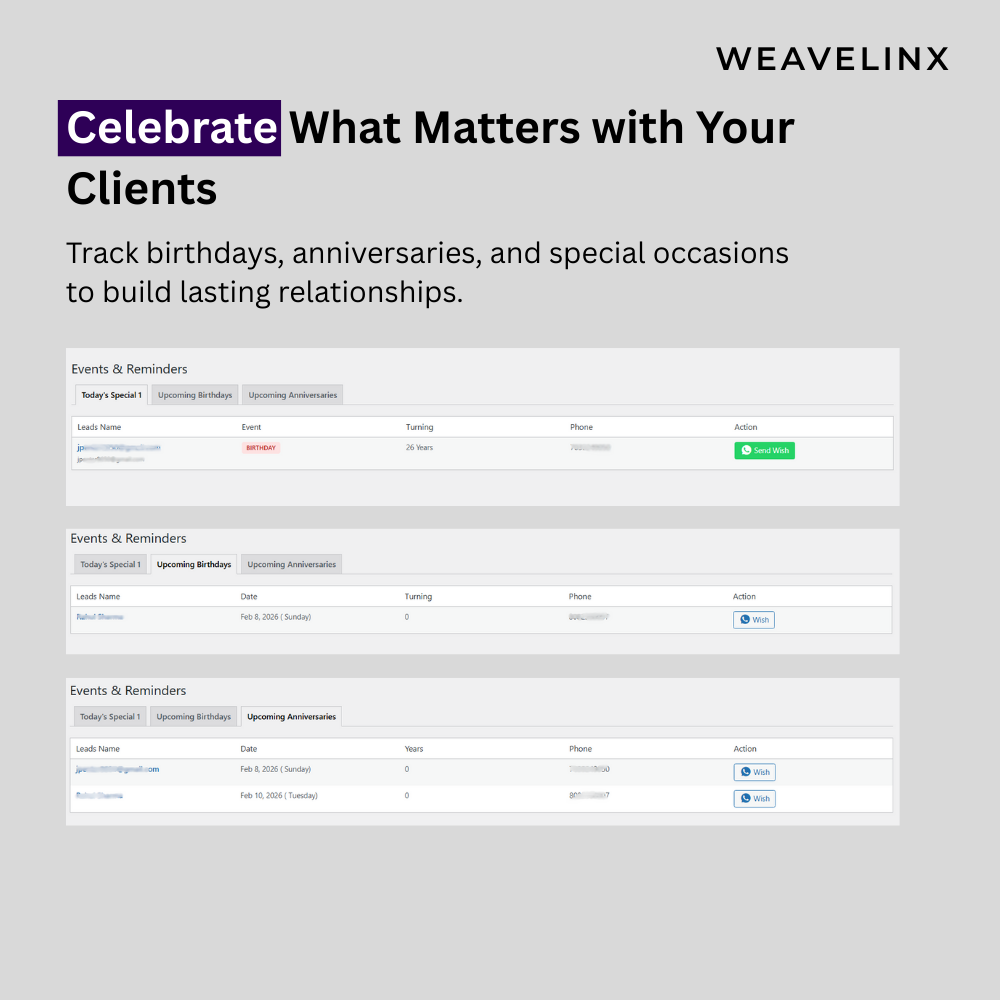 Weavelinx CRM Plugin – Lead Manager - Image 5